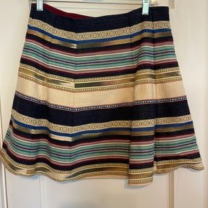 Anthropologie Multicolor knee length flare skirt
